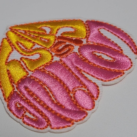 VTG Iron On Patch, Loving is Easy, 2" Retro 60s 70s - Picture 3 of 7